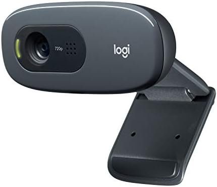 Logitech C270 HD Webcam, 720p, Widescreen HD Video Calling,Light Correction