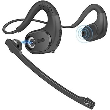 BANIGIPA Bluetooth Headset with Removable Microphone, Noise Cancelling Wireless