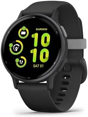Garmin vívoactive 5, Health and Fitness GPS Smartwatch, AMOLED Display
