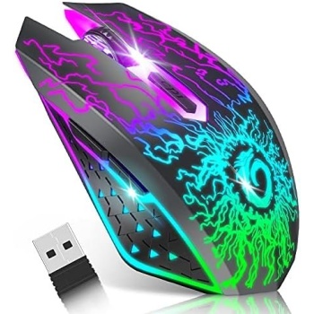 VersionTECH. Wireless Gaming Mouse, Rechargeable Computer Mouse Mice
