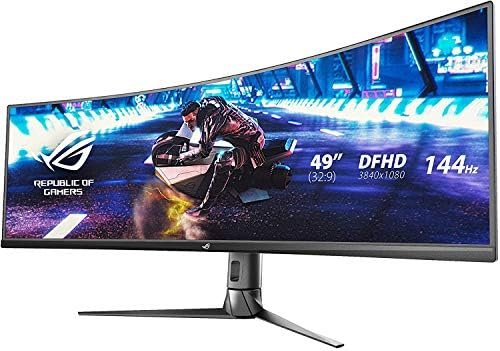 Asus ROG Strix XG49VQ 49” Curved Gaming FreeSync Monitor 144Hz Dual Full HD