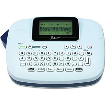 Brother P-Touch, PTM95, Handy Label Maker, 9 Type Styles, 8 Deco Mode Patterns